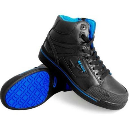 LFC, LLC Genuine Grip¬Æ S Fellas¬Æ Men's Stealth Comp Toe Zipper Sneakers, Size 7.5M, Black 5010-7.5M